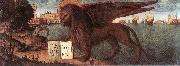 CARPACCIO, Vittore The Lion of St Mark fdg USA oil painting reproduction
